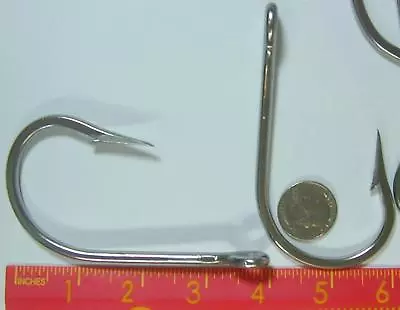 11 7691S 12/0 Stainless Steel Fish Hooks • $27.12