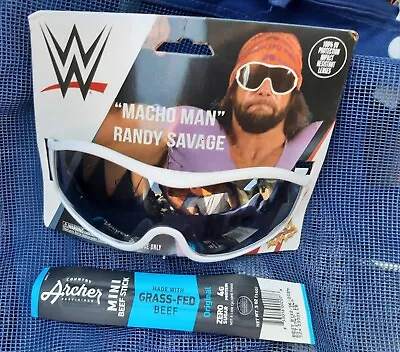 Randy  Macho Man  Savage Novelty Sunglasses Sharktooth Wrestling WWE NEW • $14.44