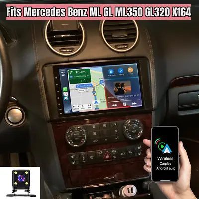 Carplay For Mercedes Benz ML350 GL320 X164 Android 12 Car Stereo Radio Navi GPS  • $148.80