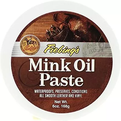 Fiebings Mink Oil Paste 6Oz • $11.95