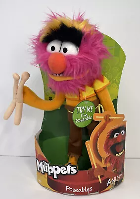 The Muppets 2009 Poseables ANIMAL Drummer 12  Plush New In Box!  • $169.99