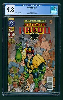 Judge Dredd #1 (1994 DC) CGC 9.8 White!! Oeming Cover & Art! • $129