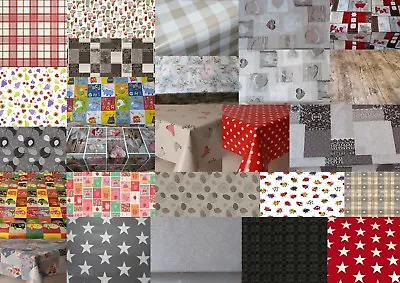 £12.20 • Buy Luxury Traditional Vintage Pvc Plastic Vinyl Table Cloth Plain Print Party Event