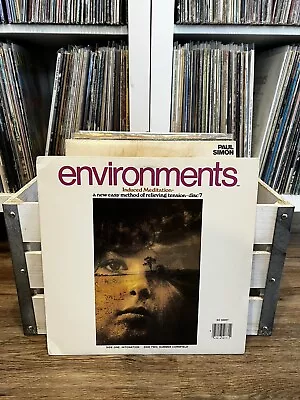 Environments - Induced Meditation Disc 7 - Syntonic 1976 Vinyl Record LP • $4.99