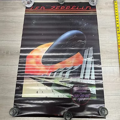 Vintage Led Zeppelin Oakland Stadium 1977 Poster B016 23x35  P42 Unused • $50