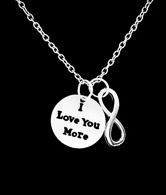 Necklace I Love You More Mother's Day Christmas Gift Wife Mom • $19.99