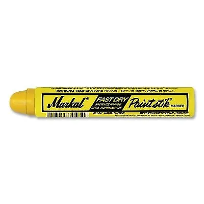 Fast Dry Paintstik Solid Paint Marker 11/16 In X 4.625 In L Yellow LA-CO • $5.42