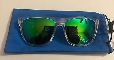 Body Glove Unisex Clear Frames Polarized Green Lenses Sunglasses NEW • $24.95