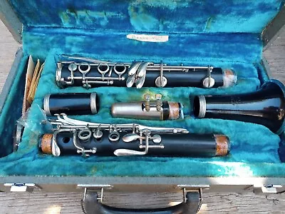 Cleaned Wood Conn Director Clarinet W/ Case & Pads I'll Do For 120$ Corks Good  • $76