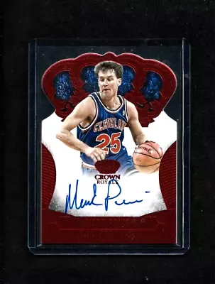 Mark Price 2013-14 Crown Royale DIE-CUT RED Auto #/99 Cavaliers LEGEND! ON-CARD! • $50