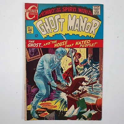 Ghost Manor No 3 Charlton Comics Comic Book November 1968 • £13.99