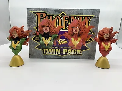 Bowen Designs Phoenix Dark Phoenix Twin Pack Marvel Mini Bust 2819/5000 X-men • $99.99