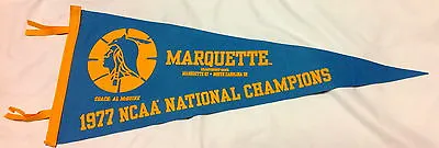 Marquette Warriors 1977 NCAA Basketball Pennant Al McGuire • $23.99