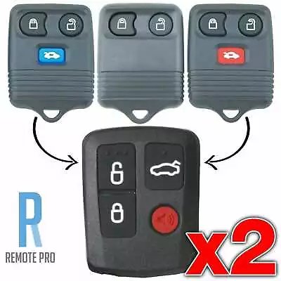 2 X To Suit Ford Explorer Escape Transit Ute/Wagon Car Remote Control 3 Button • $27.80