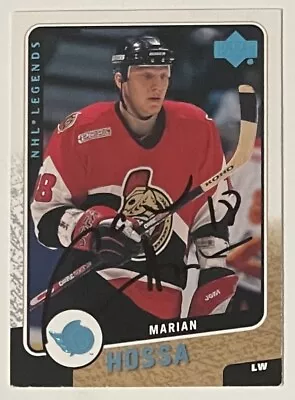 Marian Hossa 2000-01 UD NHL Legends Signed Autographed Auto #93 • $6.17