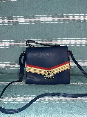 Loungefly Captain Marvel Handbag Rare Collectors Cross Body Bag • $45