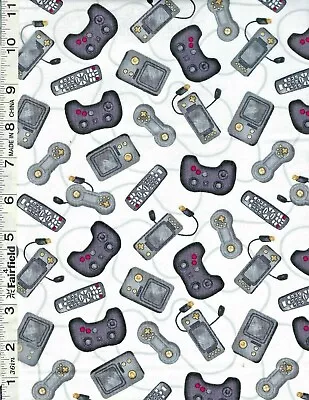 White Man Cave Game Remotes By Windham Fabrics Bty • $15.99