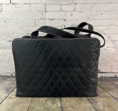 Mary Kay Consultant Bag Makeup Large Quilted Black Shoulder Organizer Tote • $19.49