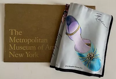 NWT Metropolitan Museum Of Art Shoe Scarf 100% Silk • $35