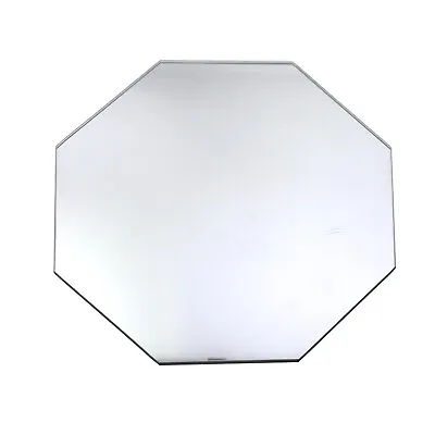 Octagonal Glass Centerpiece Mirror Clear 13-3/4-Inch • £22.27