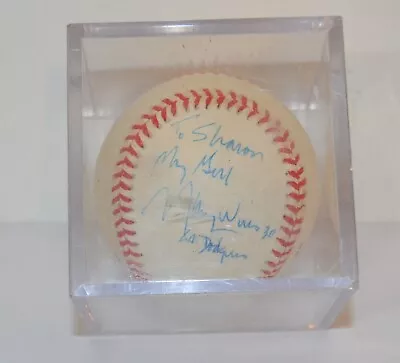 Maury Wills Signed Personalized Baseball • $25