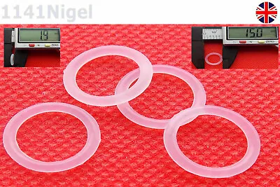 £1.99 • Buy 15mm OD  1.9mm CS O Rings Seal Silicone VMQ Sealing O-rings Washers UK  Last Few