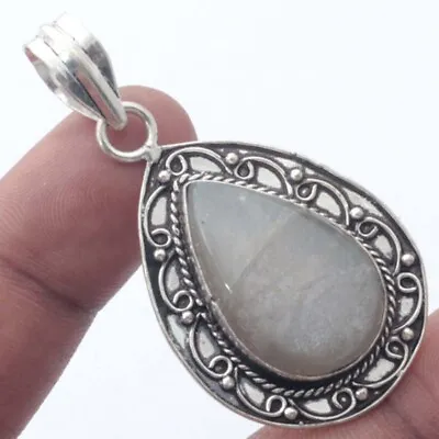 Moonalisa Ethnic Handmade Vintage Style Gemstone Pendant Jewelry 2.2  M6037 • $5.99