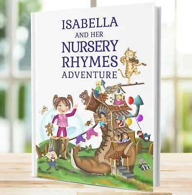 Personalised Nursery Rhymes Book Ideal Christening 1st Birthday Gift Paperback • £21.99