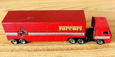 1987 Matchbox DAF Space Cab 3300 Ferrari Transporter Truck/ Trailer Diecast 1:86 • $24.95