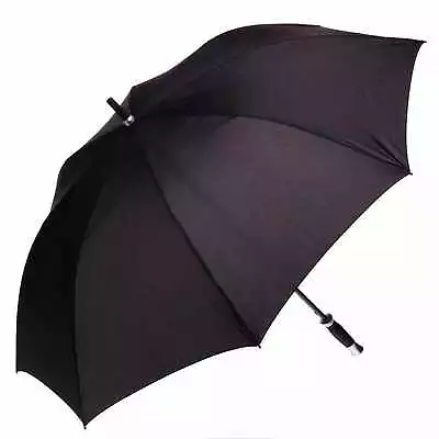 UPF50+ Clifton Par Full Length Automatic Golf Black Umbrella • $54.95