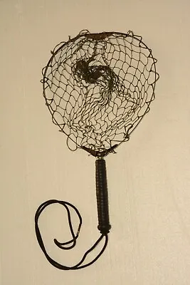 Fishing Net Vintage Collapsible Folding Steel Frame Portable Sturdy  10 X 11 • $15