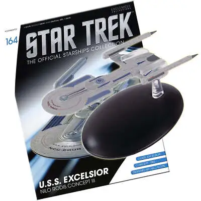 £35.99 • Buy Star Trek Starships Collection Magazine 164 USS Excelsior Nilo Rodis NCC-2000