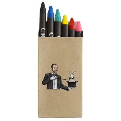 'Magician & Rabbit' Coloured Crayon Set (CY00020544) • £3.99