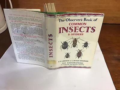 Observers Book Of Common Insects & Spiders 1956: • £9.99