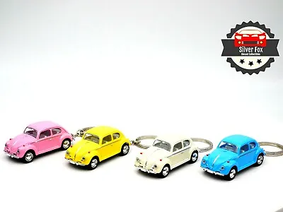 1960's Volkswagen Beetle Keychain 1:64 Scale Diecast Collectible Car Ring • $9.95