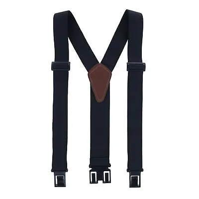 New Dickies Men's Elastic Solid Color Suspender With Belt Clip-End • $22.94