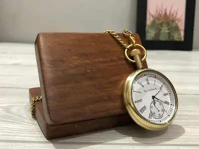 Watch Elgin Vintage Pocket Collectible Antique 1- Brass Pocket Watch GIFT • $28.80