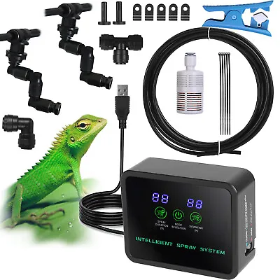 Automatic Reptile Humidifiers Intelligent Spray System For Vivarium Tank W/Timer • $37.89