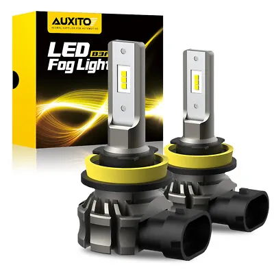 Canbus LED Fog Lights Bulbs Foglights H11 H16 H8 White For Audi BMW Mercedez EXC • $26.99