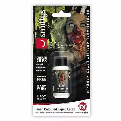 Halloween Zombie Liquid Latex Beige SFX Make Up Prosthetic Fancy Dress  • £7.47