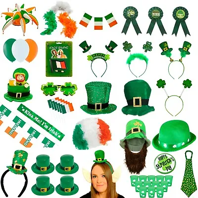 St Patricks Day Celebration Irish Party Decoration Ireland Hat Fancy Dress Props • £3.99