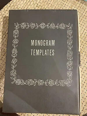 Sears Kenmore Set Of 26 Letters Sewing Machine Monogram Templates Original Box • $17