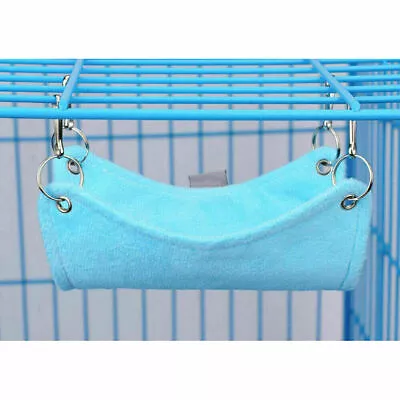 Hamster Hanging House Hammock Sleeping Nest Bed Rat Hamster Toy Cage Accessories • £3.92