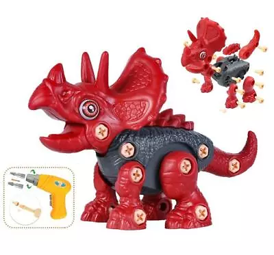 Dinosaur Triceratops Take Apart Kids Learning Toy Drill Jurassic Park World B5 • $27.99