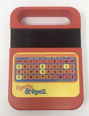 Vintage SPEAK & SPELL Kahootz 09624 ￼Electronic Spelling Game 80s Learning Toy • $19.99