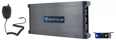 Rockville DBM50 4000 Watt/980w RMS 5 Channel Marine/Boat Amplifier Amp+Mic • $229.95