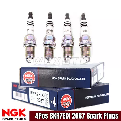 4Pcs NGK BKR7EIX 2667 Iridium IX Spark Plugs Brand New • $14.25