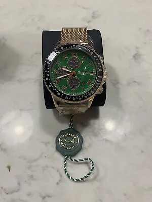 Gamages Pinnacle Rosé Green Water Resistant Limited Edition Watch RRP £705 • £150