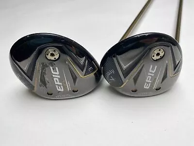 Callaway EPIC Flash Star 3 & 5 Fairway Wood Set 15* 18* ATTAS 40g Regular LH HC • $190.95