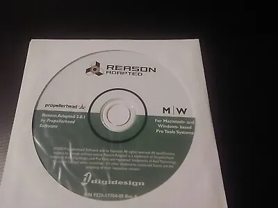 Reason Adapted Degidesign Music Software Disc Preowned Good Condition 2005 • $27.50